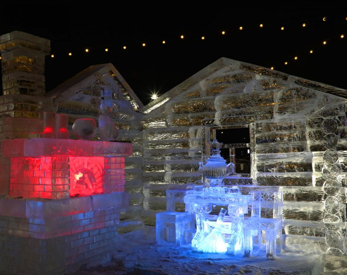 Ледовый городок открыли на Нижегородской ярмарке
