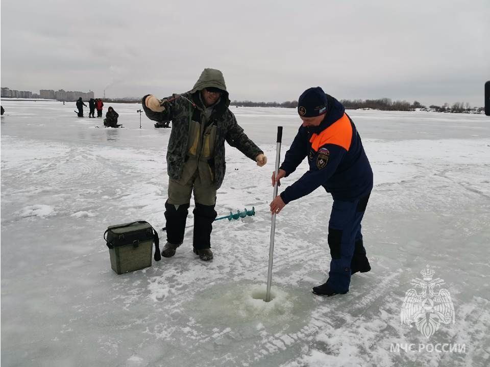 Места массового скопления рыбаков проверили в Нижнем Новгороде
