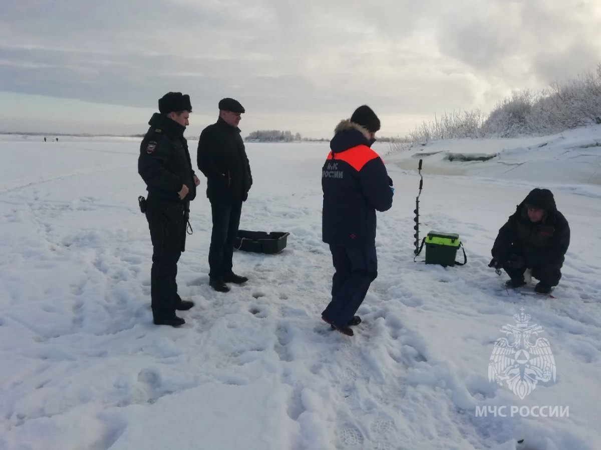 Рейды по местам любителей подледного лова провели в Нижегородской области