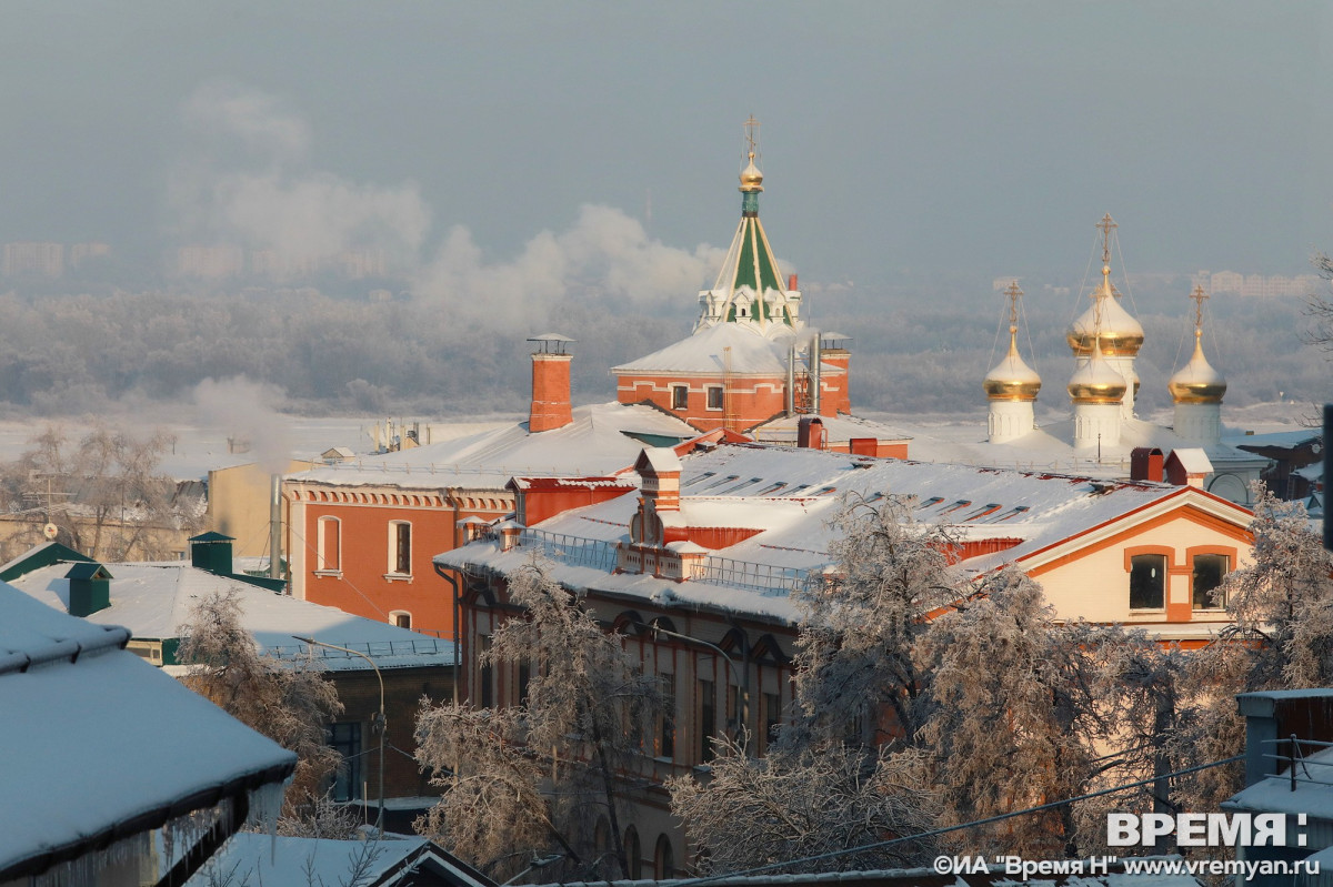 Сильные морозы до -34 сохранятся в Нижнем Новгороде