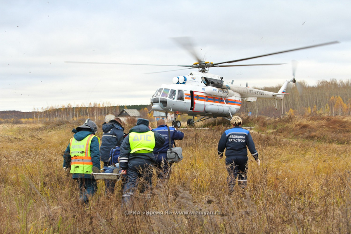 Восемь вертолетных площадок построят для нижегородской санавиации