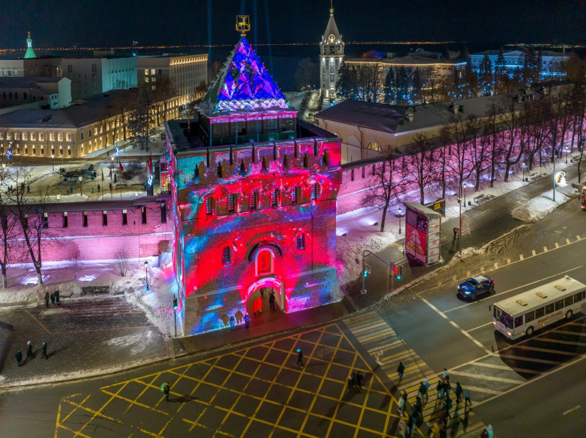 Около 335 тысяч человек посетили Нижегородский кремль в новогодние праздники