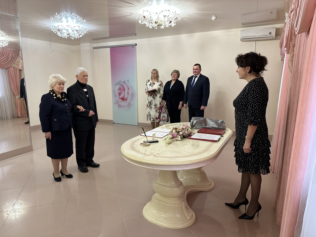 Нижегородские супруги Салтыковы отметили 55-летие совместной жизни