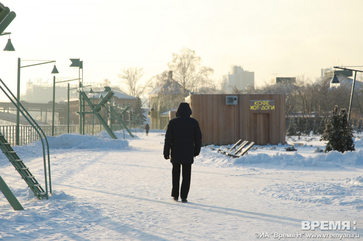 Пасмурно и до -5 будет в Нижнем Новгороде 18 января