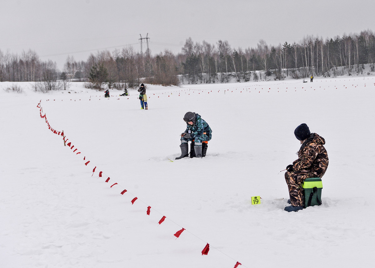 Всероссийские молодежные соревнования по ловле на мормышку со льда прошли в Арзамасском районе