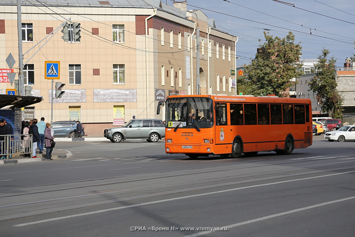 Работа пятнадцати маршрутов улучшена утром 25 января в Нижнем Новгороде