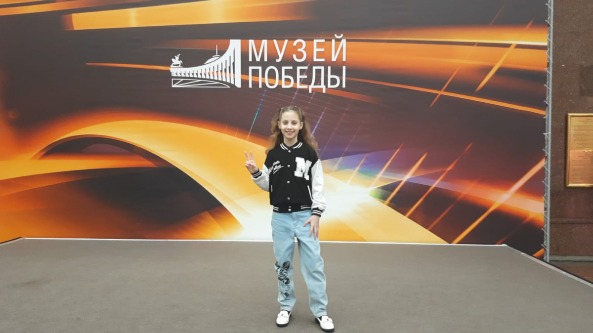 Юная вокалистка из Нижнего Новгорода выступила в Музее Победы