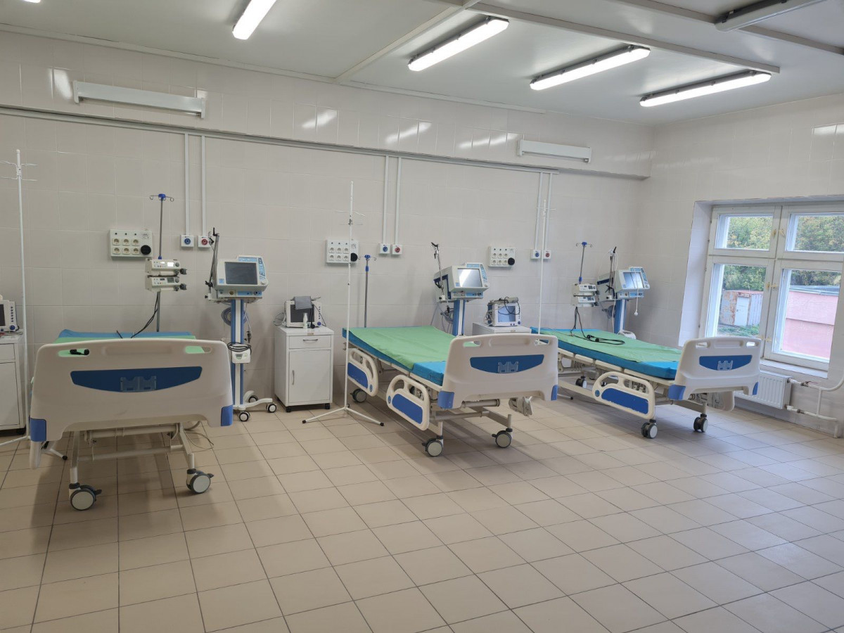 В Нижегородском гериатрическом центре завершен ремонт отделения реанимации и интенсивной терапии