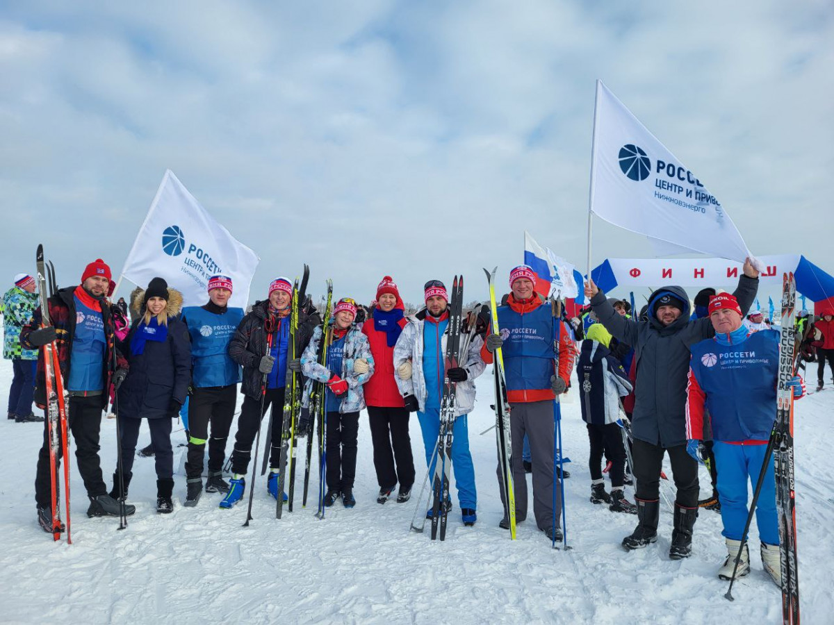 Команда «Нижновэнерго» снова на пьедестале «Лыжни России»
