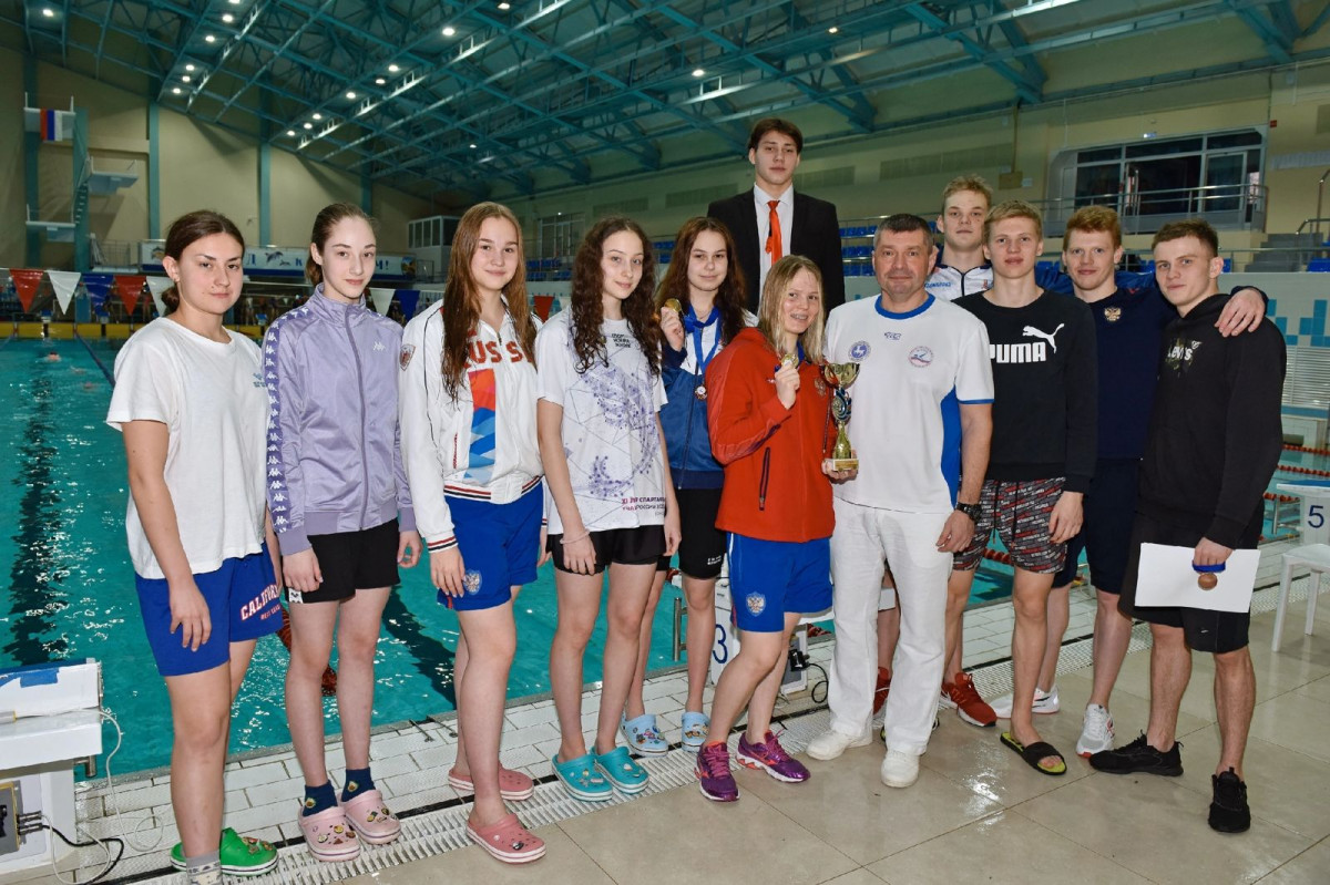 55 медалей завоевали воспитанники спортшколы «Нижегородец» на областном чемпионате и первенстве по плаванию