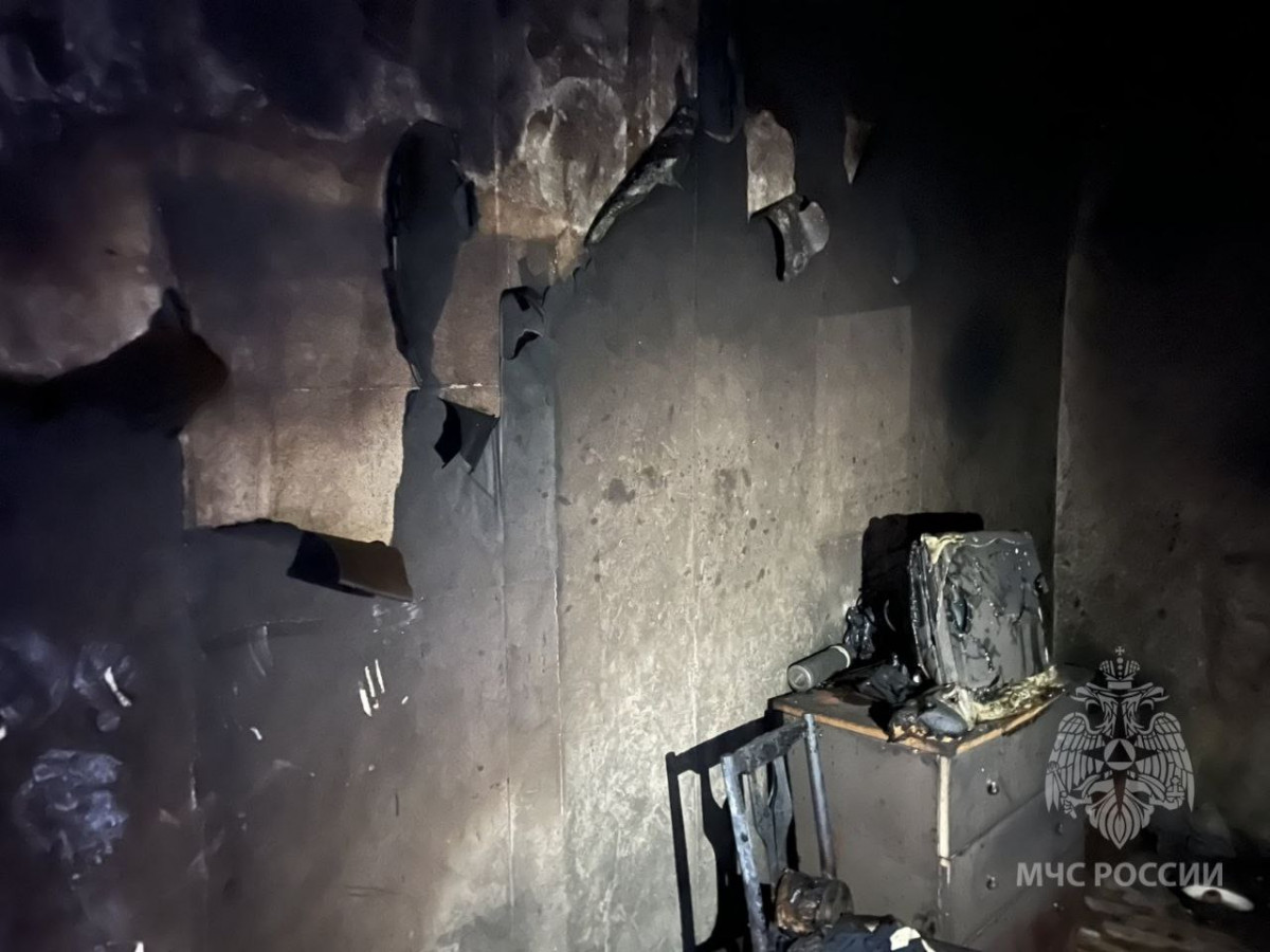 Мужчина погиб на пожаре из-за неосторожного курения в Дзержинске