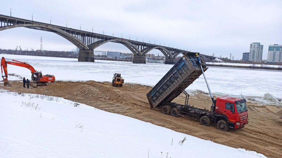 Реконструкция набережной в районе Черниговской началась в Нижнем Новгороде