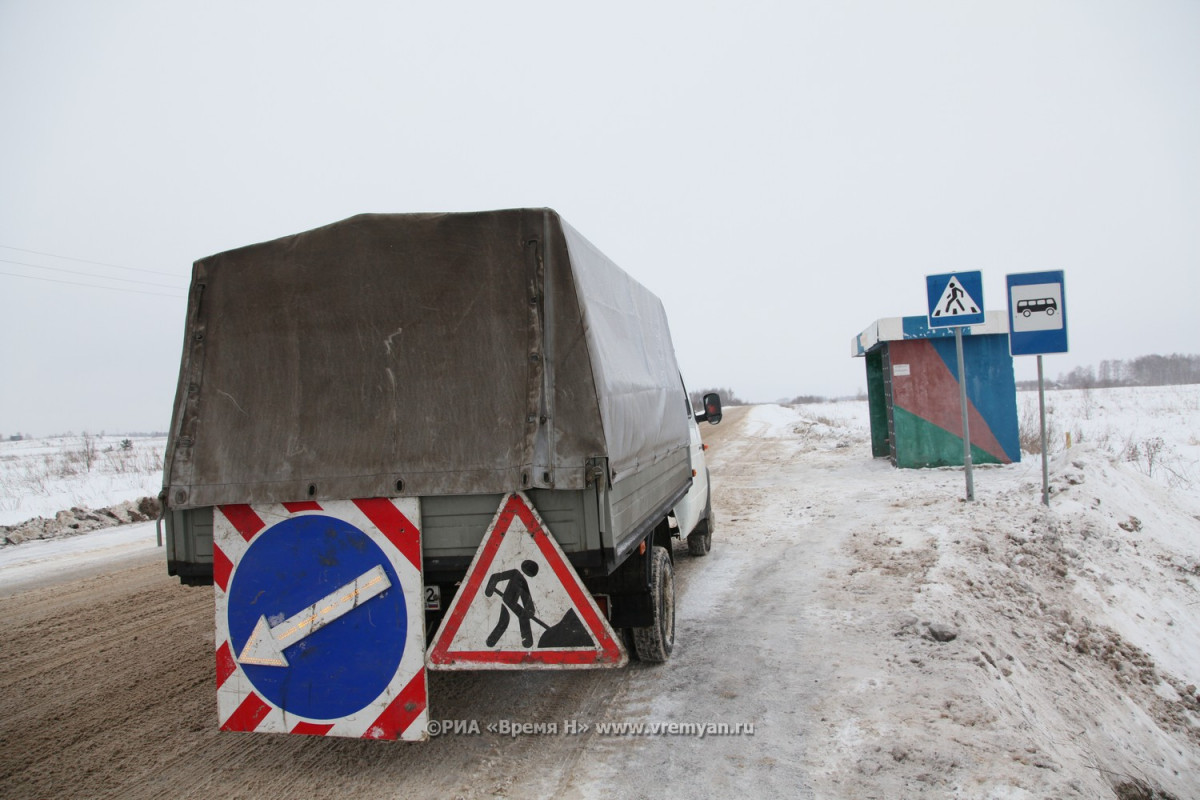 Контракт на ремонт трассы Р-158 в Нижегородской области расторгли с подрядчиком