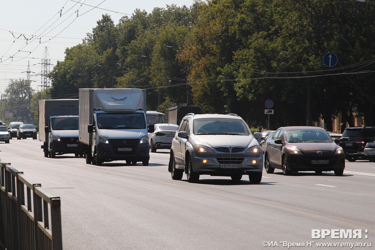 Скорость движения автомобилей в Нижнем Новгороде ограничат до 20−40 км/ч