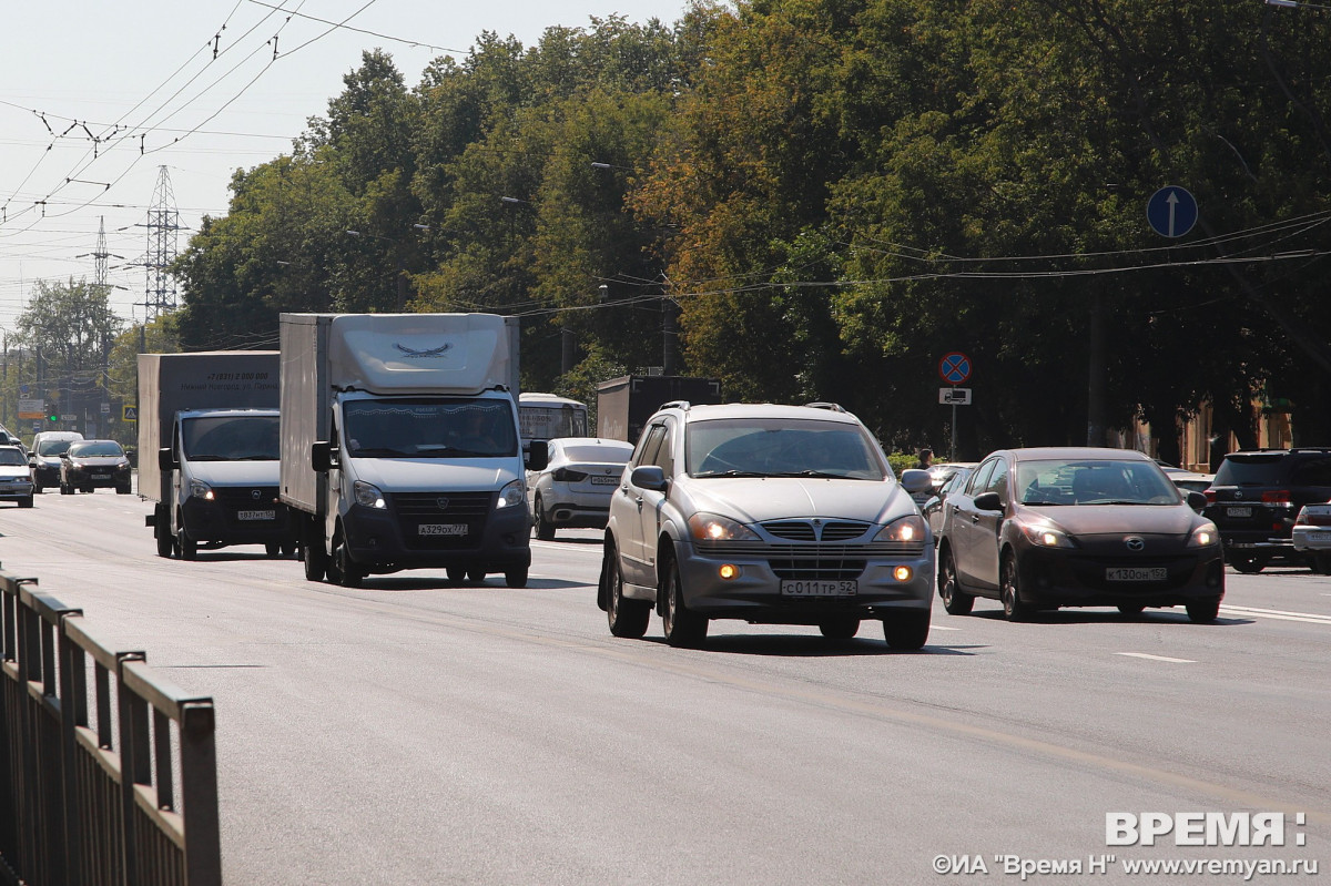 Скорость движения автомобилей в Нижнем Новгороде ограничат до 20−40 км/ч