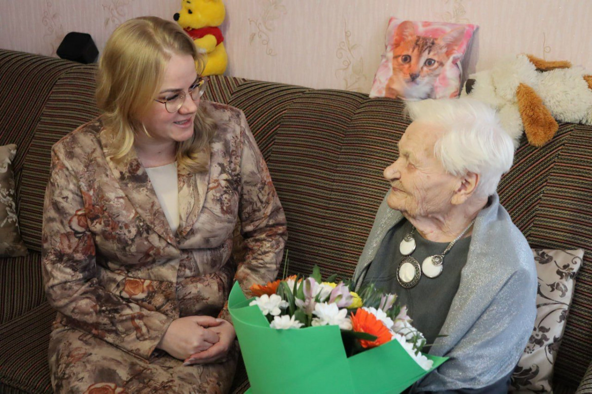 100-летний юбилей 20 марта отмечает ветеран ВОВ Нина Куличкова