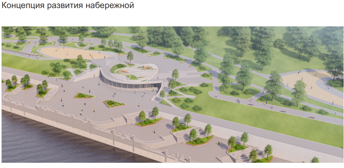 Представлен проект развития набережной Оки в Нижнем Новгороде