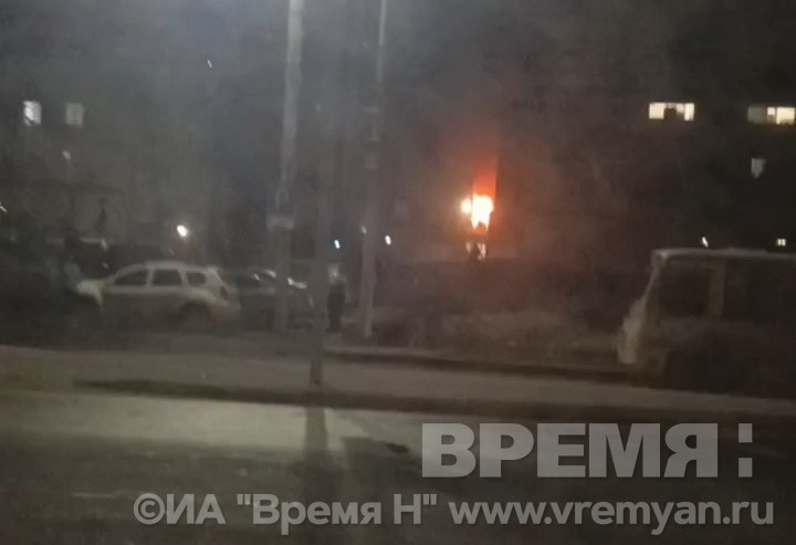 Пожар произошёл рядом со стройкой метро в районе Сенной площади