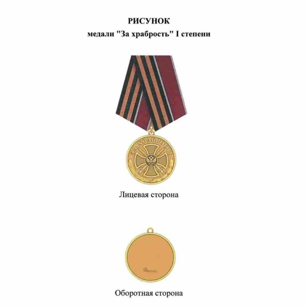 Медаль «За храбрость» учреждена в РФ