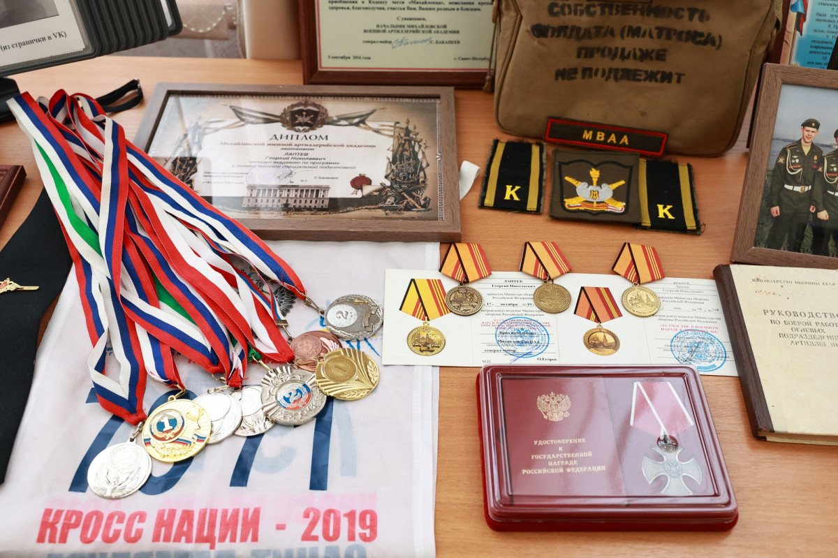 Памятная экспозиция, посвященная Георгию Лаптеву, открыта в Дзержинске