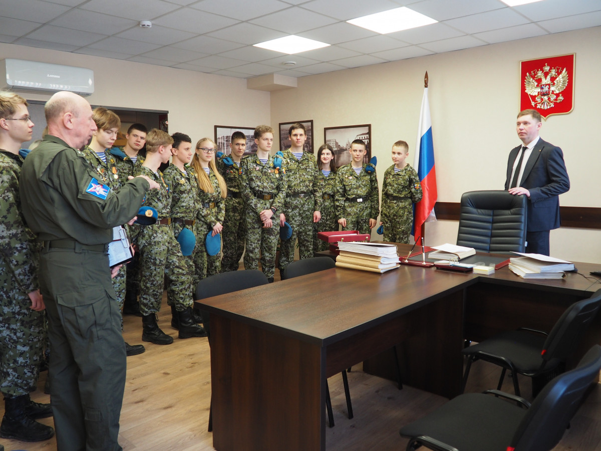 Воспитанники «Школы младших командиров» посетили Главное уголовно-судебное управление Генпрокуратуры РФ