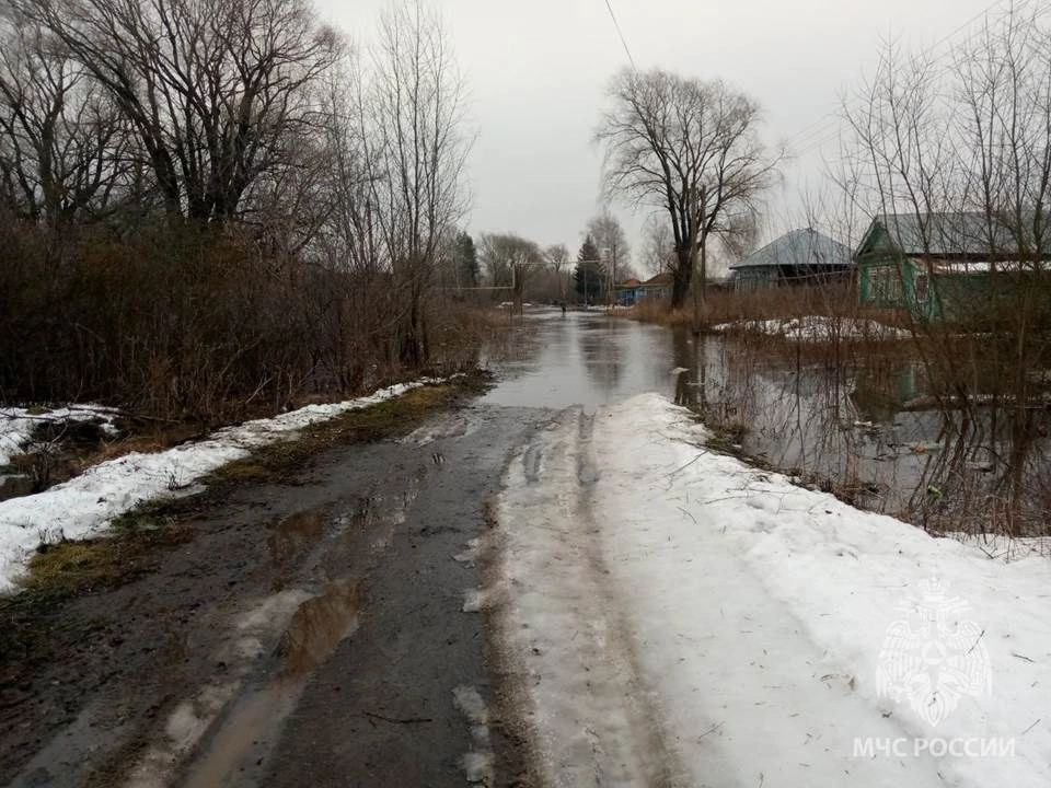 Придомовые территории подтопило в селе Сумароково Большеболдинского округа