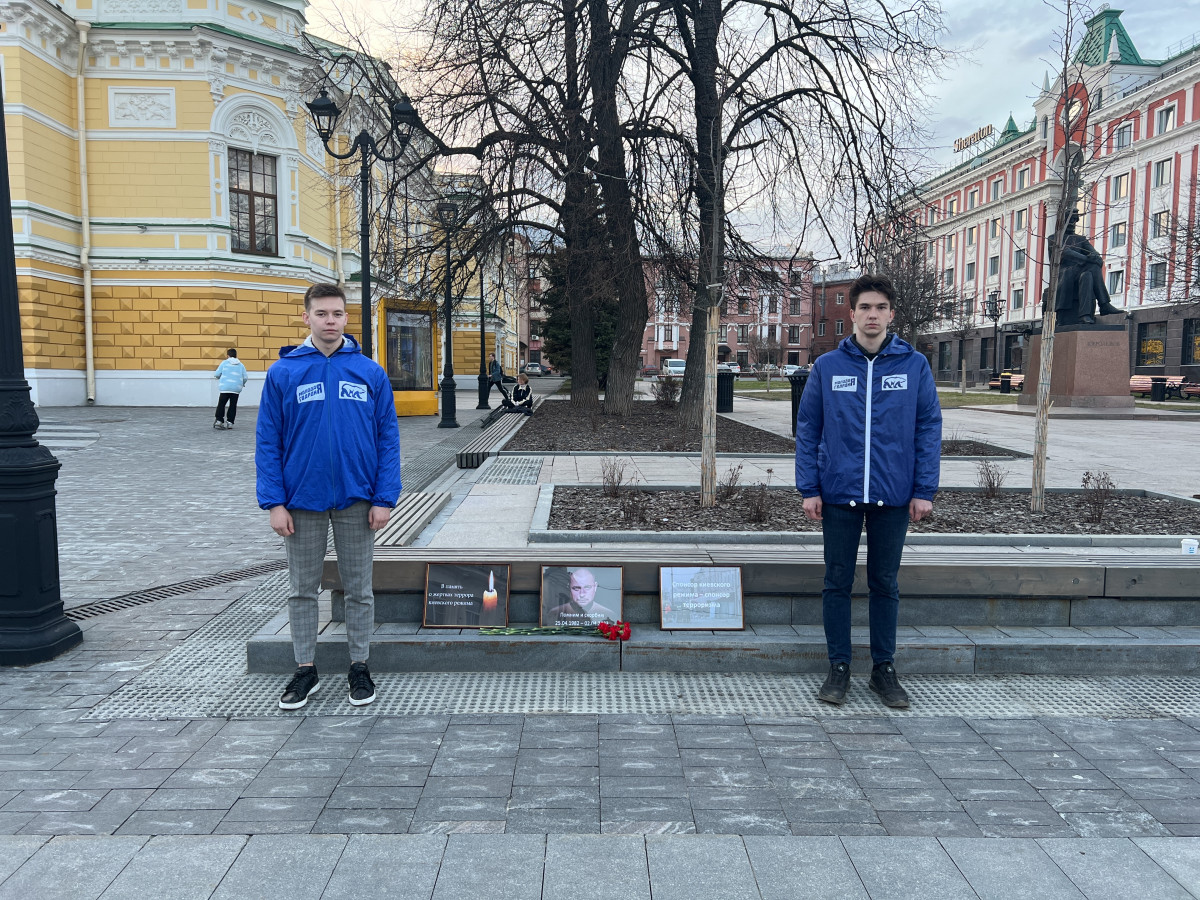 Нижегородцы могут почтить память Владлена Татарского, погибшего в результата теракте в Петербурге