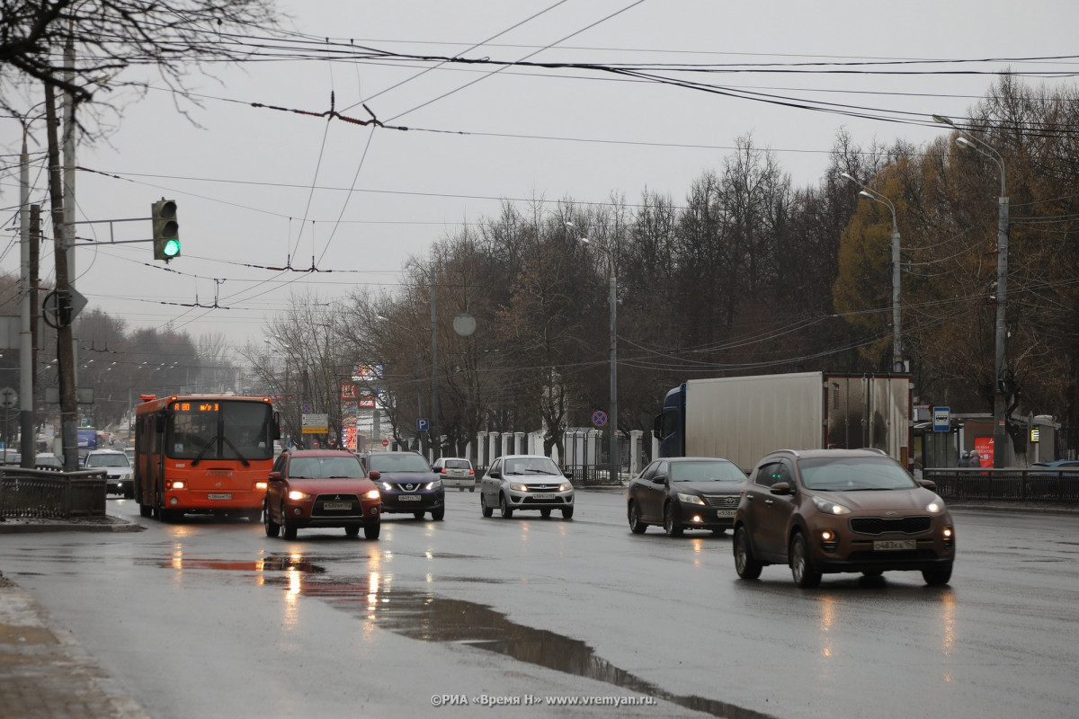 Девятибалльные пробки сковали нижегородские дороги вечером 7 апреля