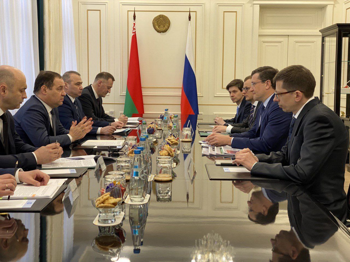 Глеб Никитин встретился с председателем правительства Республики Беларусь