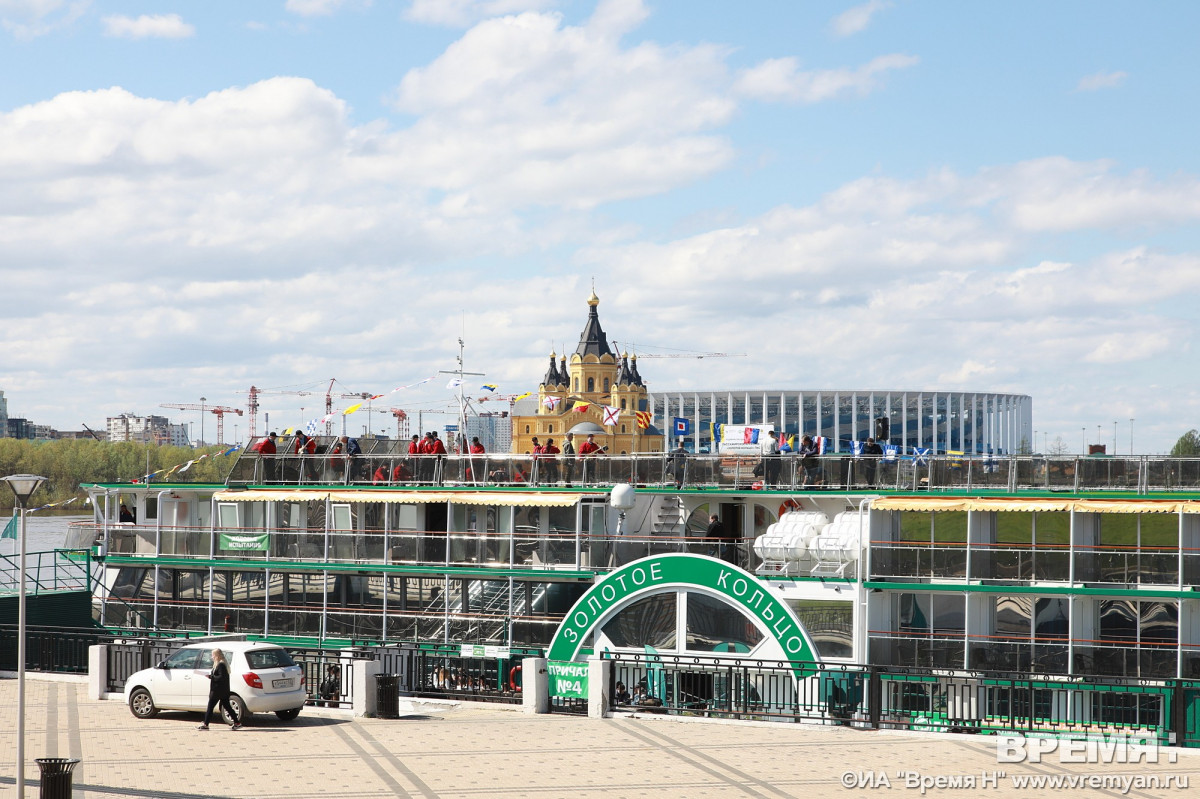 Летний круизный сезон торжественно открыли в Нижнем Новгороде