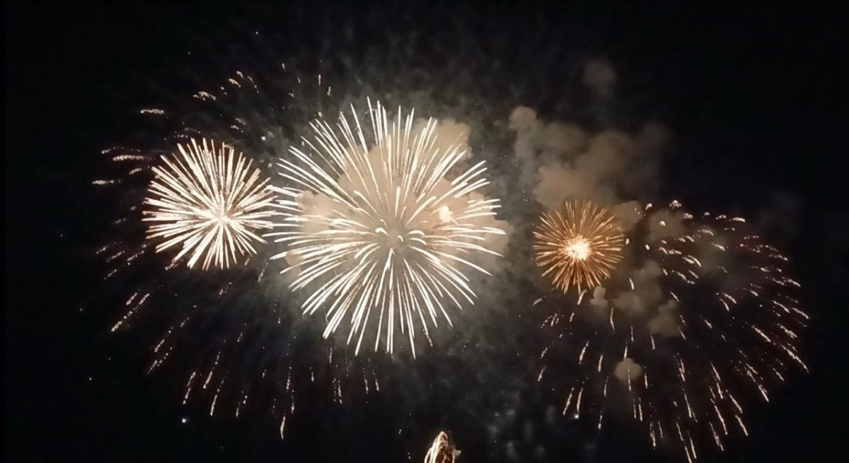 Опубликовано видео праздничного салюта в Нижнем Новгороде