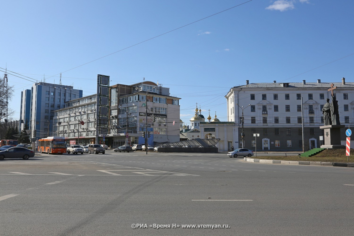 Схему движения пока не будут менять на площади Лядова в Нижнем Новгороде