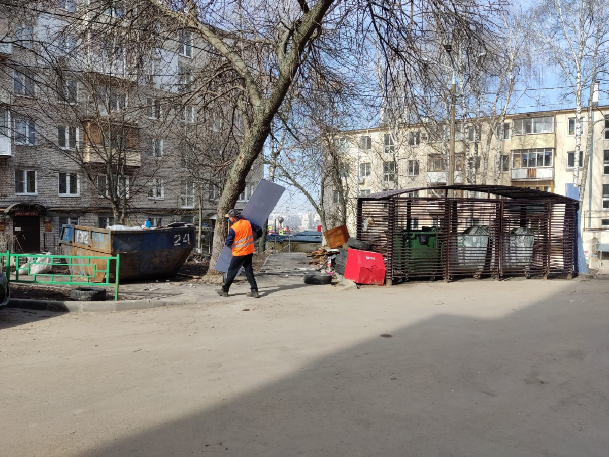 Контроль за содержанием контейнерных площадок усилили в районах Нижнего Новгорода