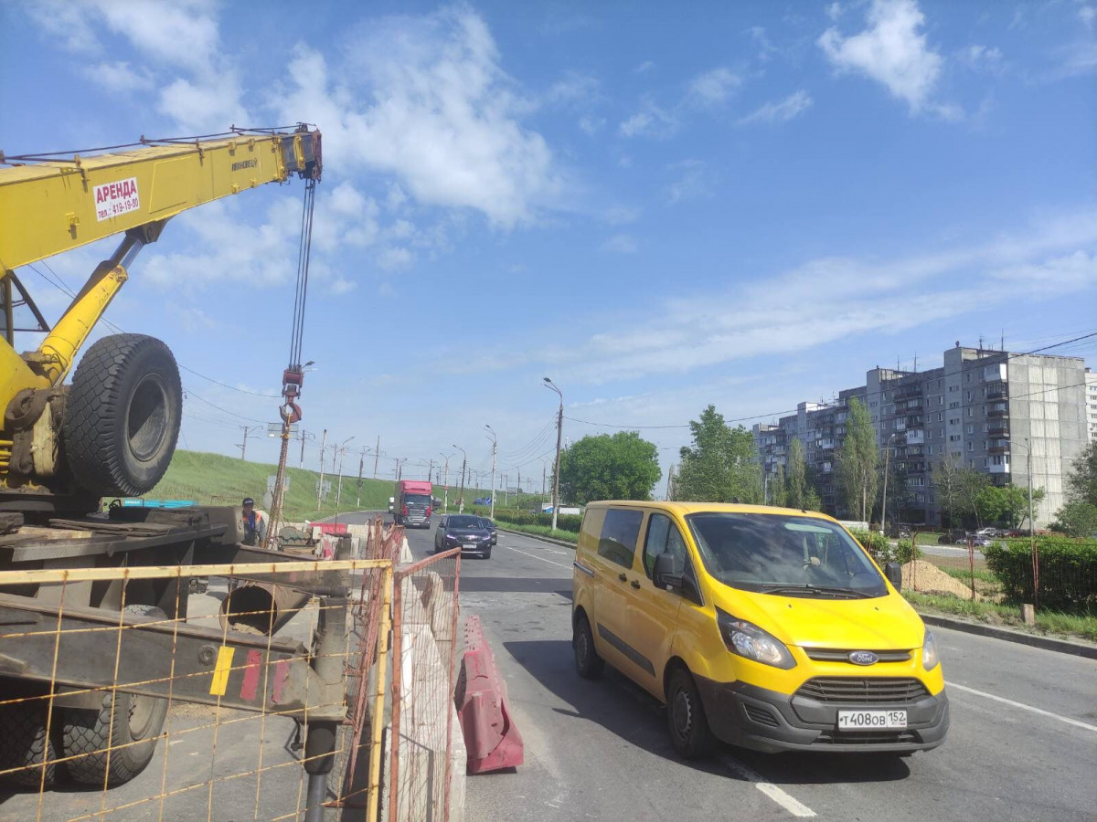 Движение на участке улицы Сергея Акимова на съезде с Борского моста открыто досрочно