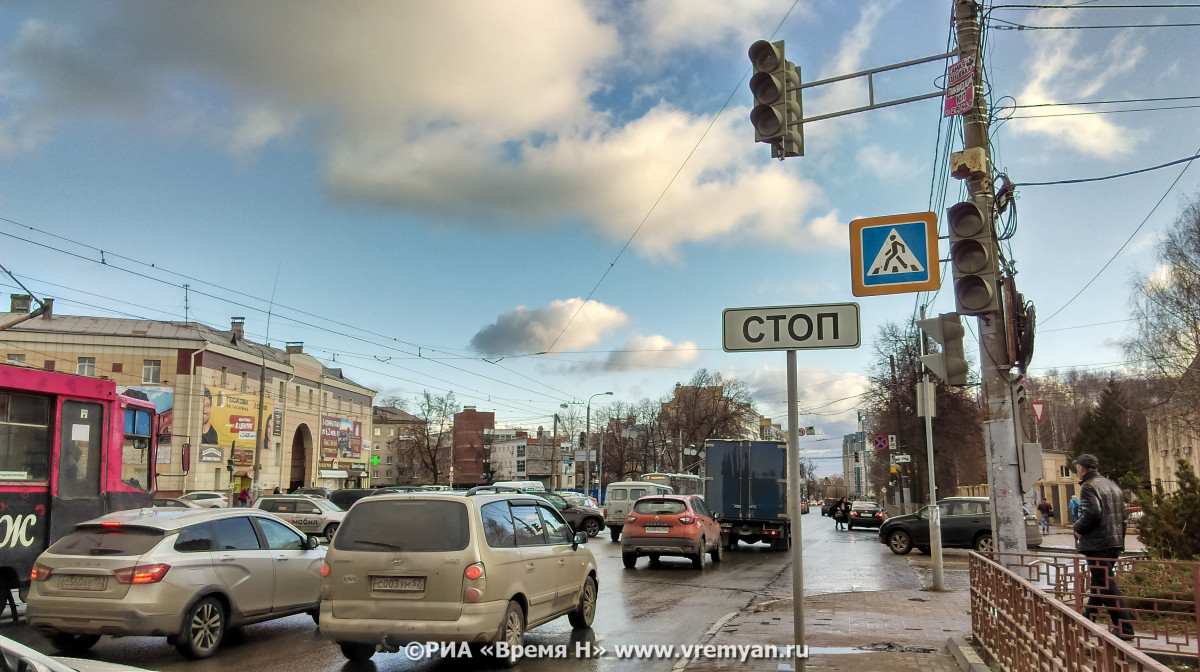 8 светофоров не работает в Нижнем Новгороде утром 25 мая
