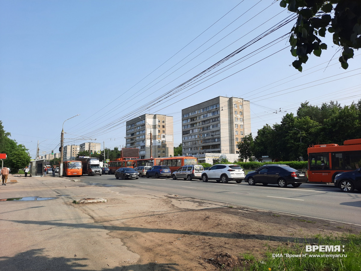 Серьезные пробки сковали Нижний Новгород утром 1 июня