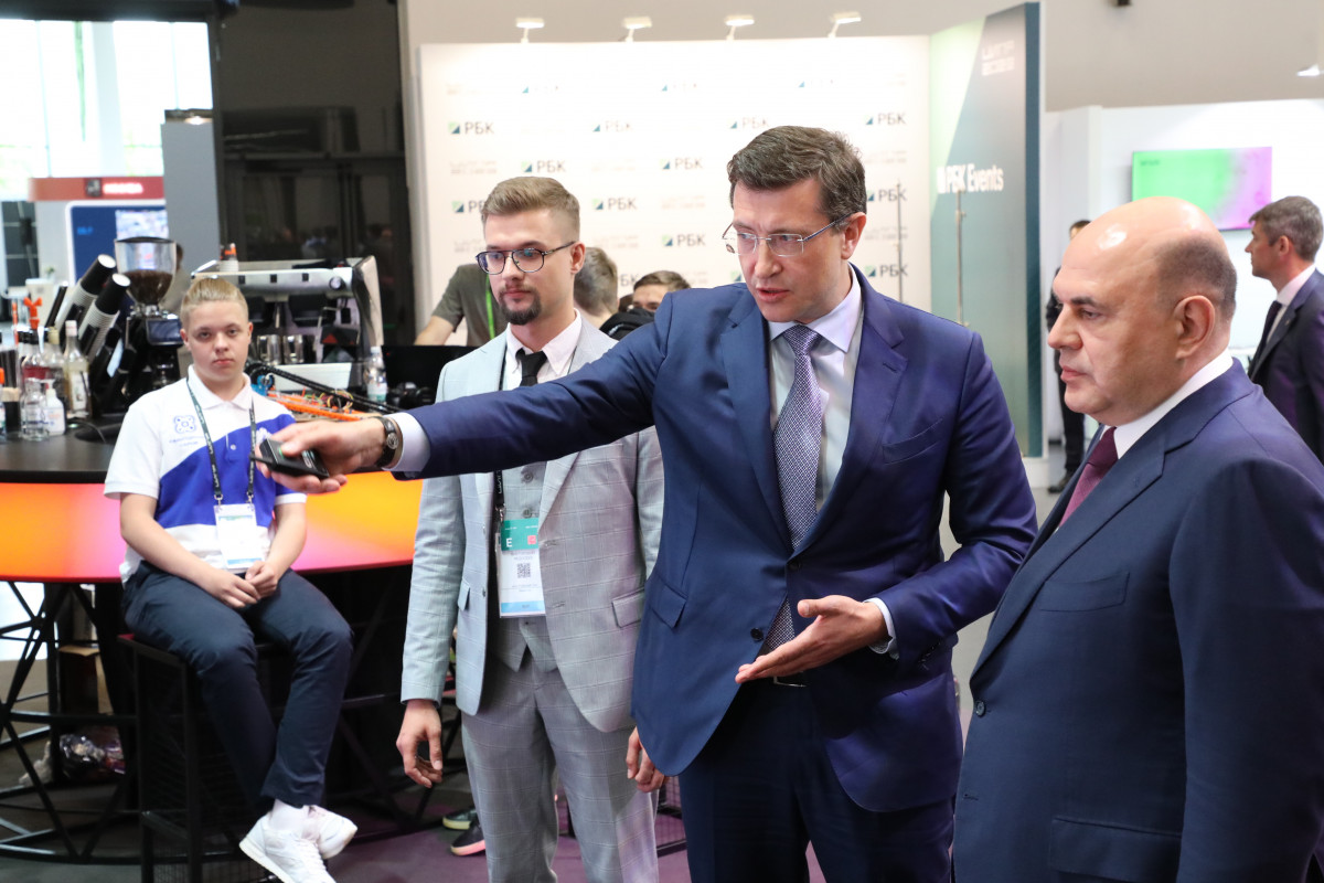 Глеб Никитин представил Михаилу Мишустину ведущие ИТ-проекты развития региона