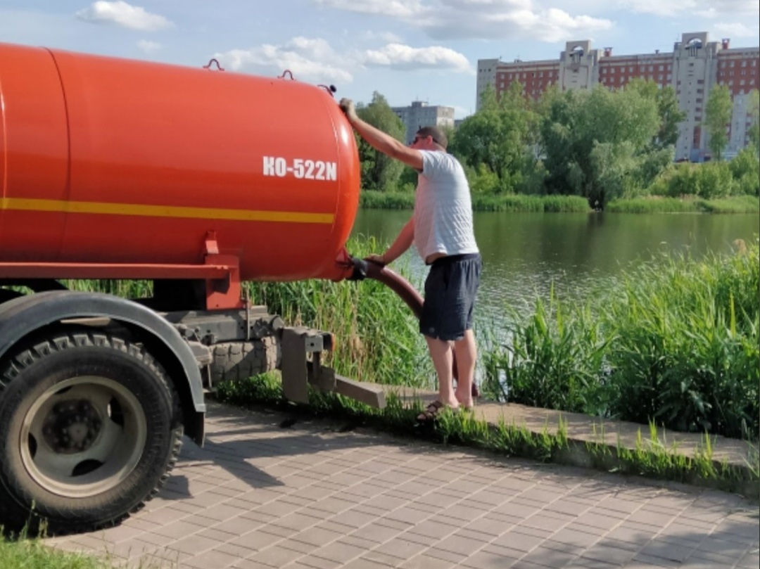 Незаконный забор воды организовали на Мещерском озере в Нижнем Новгороде