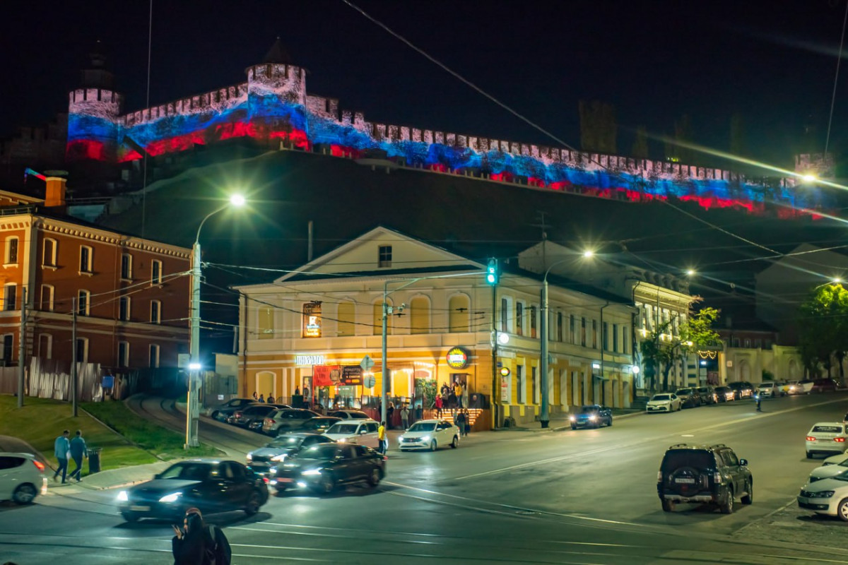 Нижегородский кремль озарит праздничная подсветка в День России.