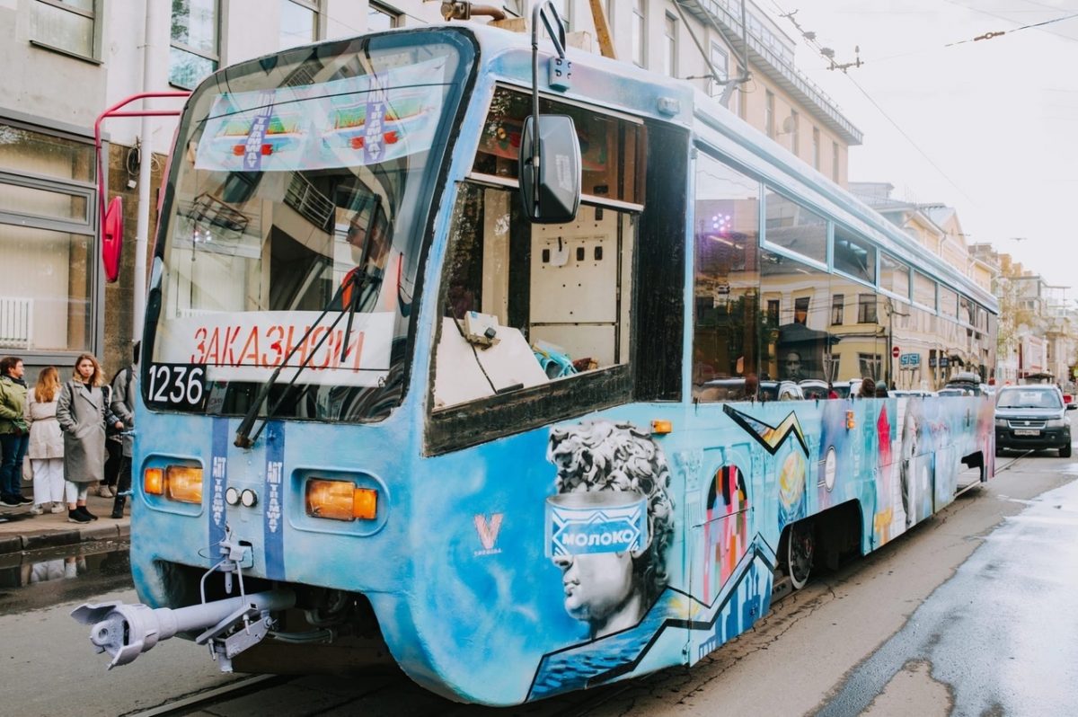 Восстановленный арт-трамвай хотят запустить в октябре в Нижнем Новгороде