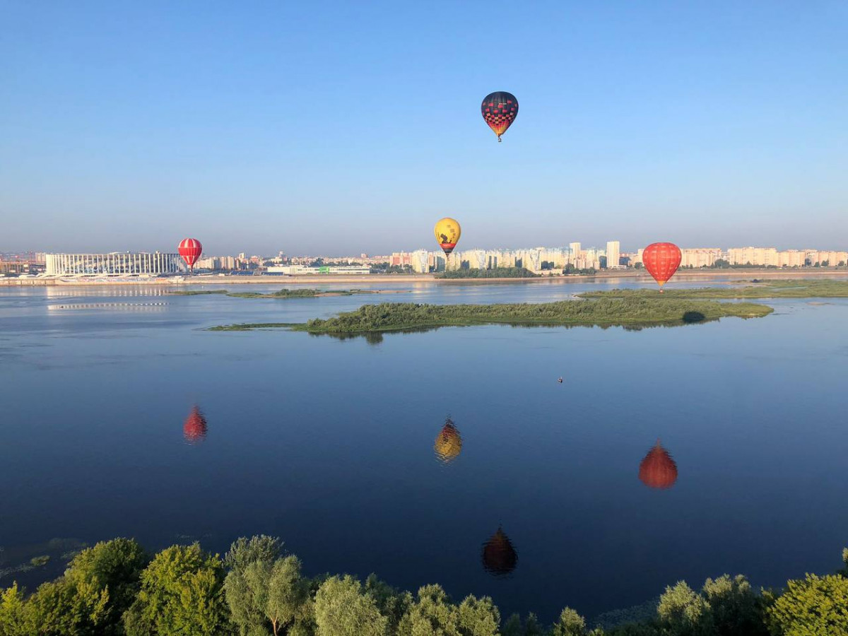 Воздушные шары поднимутся в небо над Нижним Новгородом вечером 25 июня