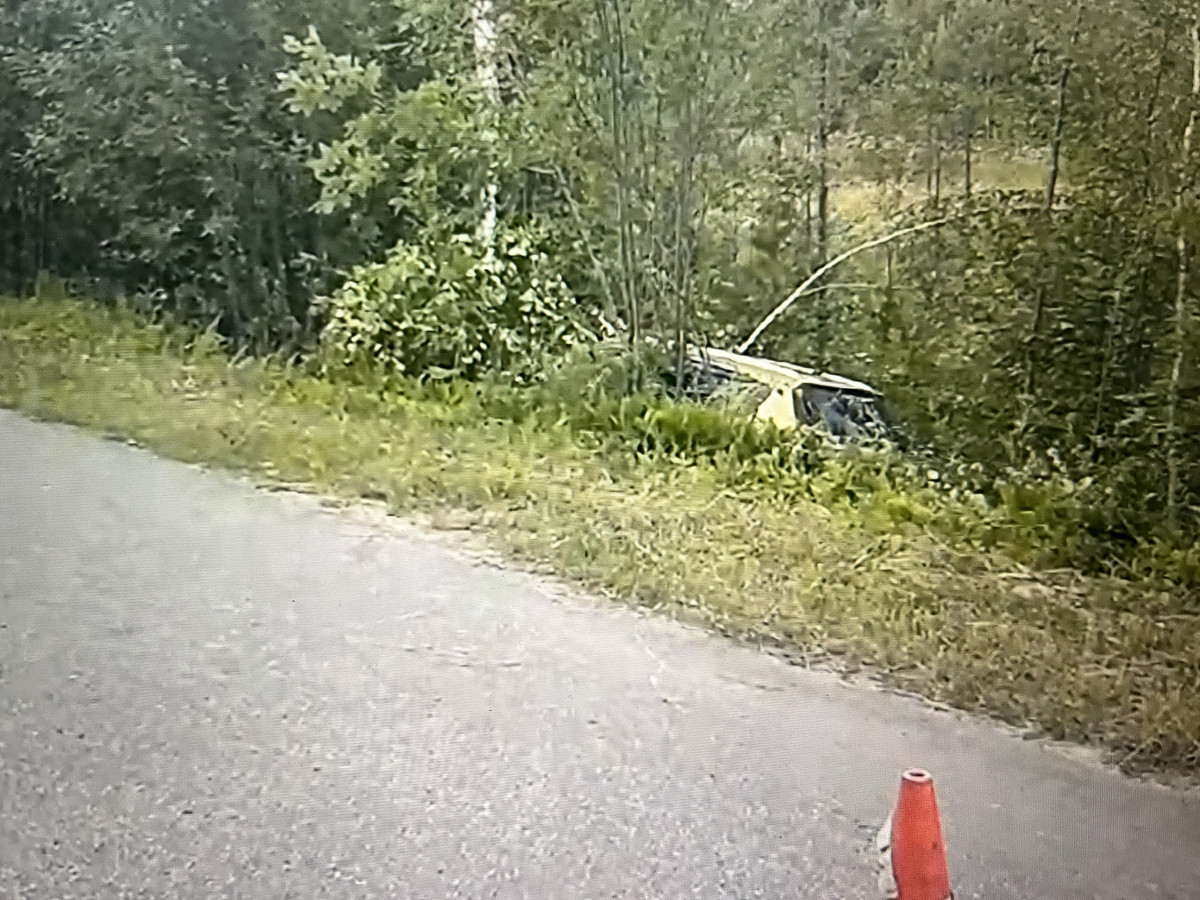 Автоледи отвлеклась на мобильный телефон и вылетела с дороги в Нижегородской области