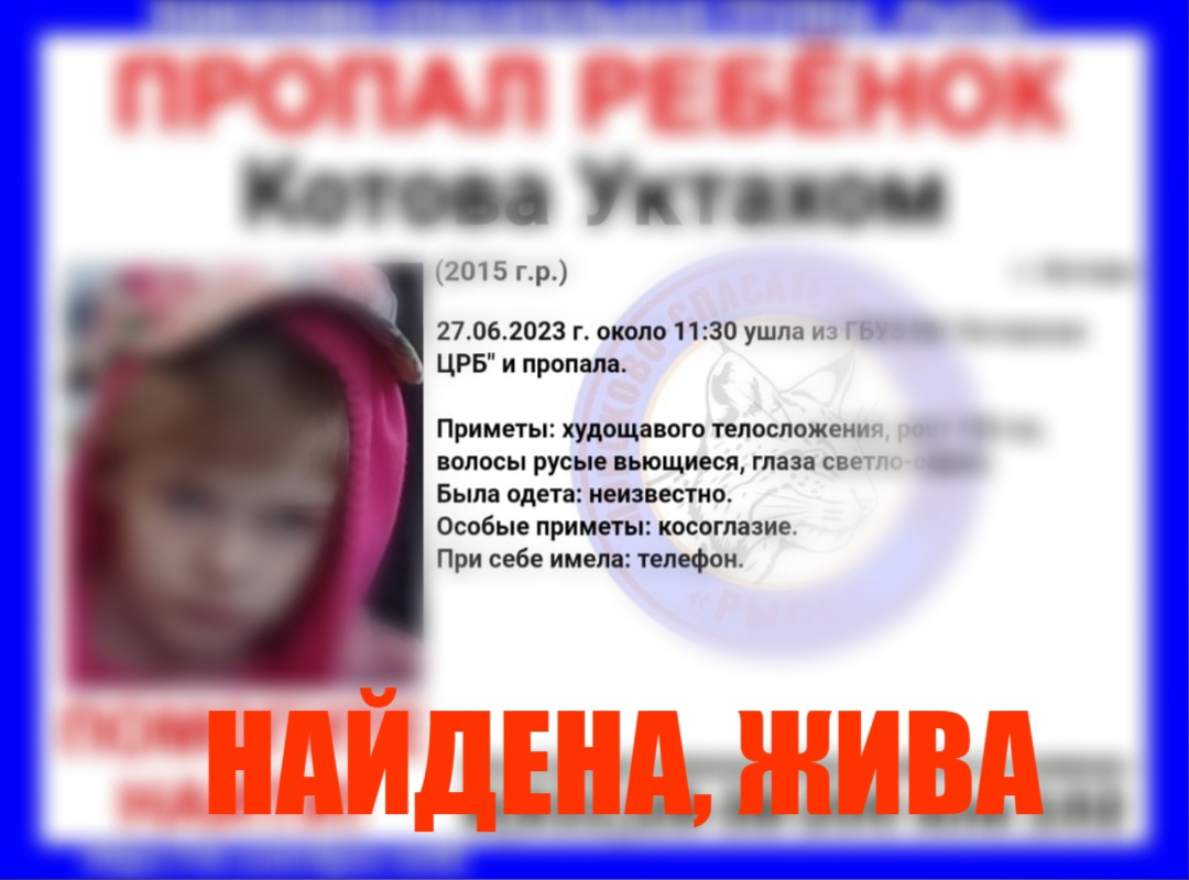 8-летняя девочка, похищенная в Кстове, найдена живой