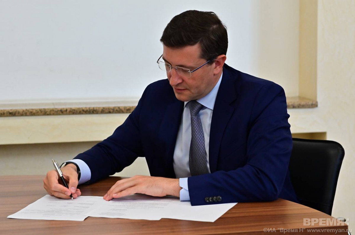 Глеб Никитин представил документы о выдвижении на выборы губернатора