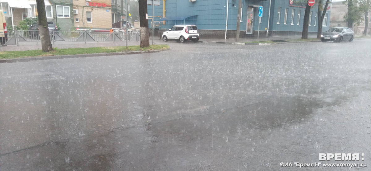 Дождь в Нижнем Новгороде будет идти в течение всего дня