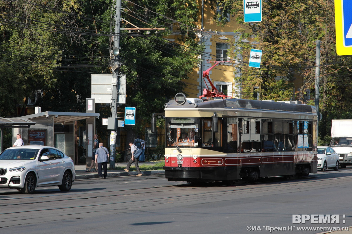 Еще один трамвайный маршрут в Нижнем Новгороде перестал ходить из-за непогоды