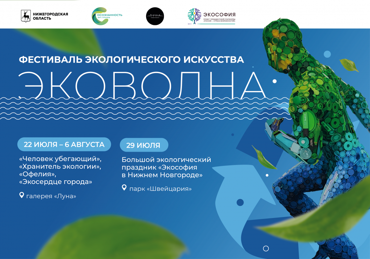 Фестиваль экологического искусства «Эковолна» пройдет в Нижнем Новгороде