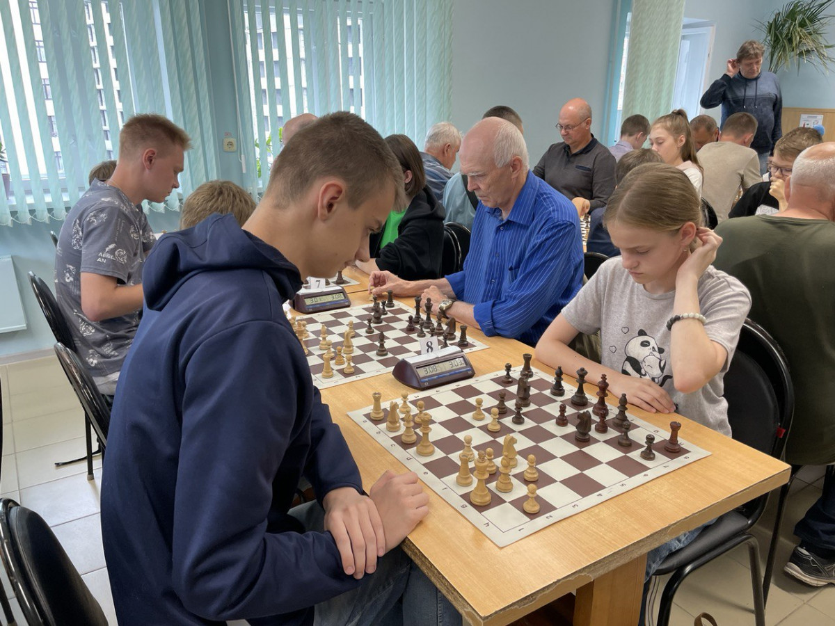 Шахматный марафон «Сила России» объединил более 70 любителей интеллектуального спорта в Нижнем Новгороде