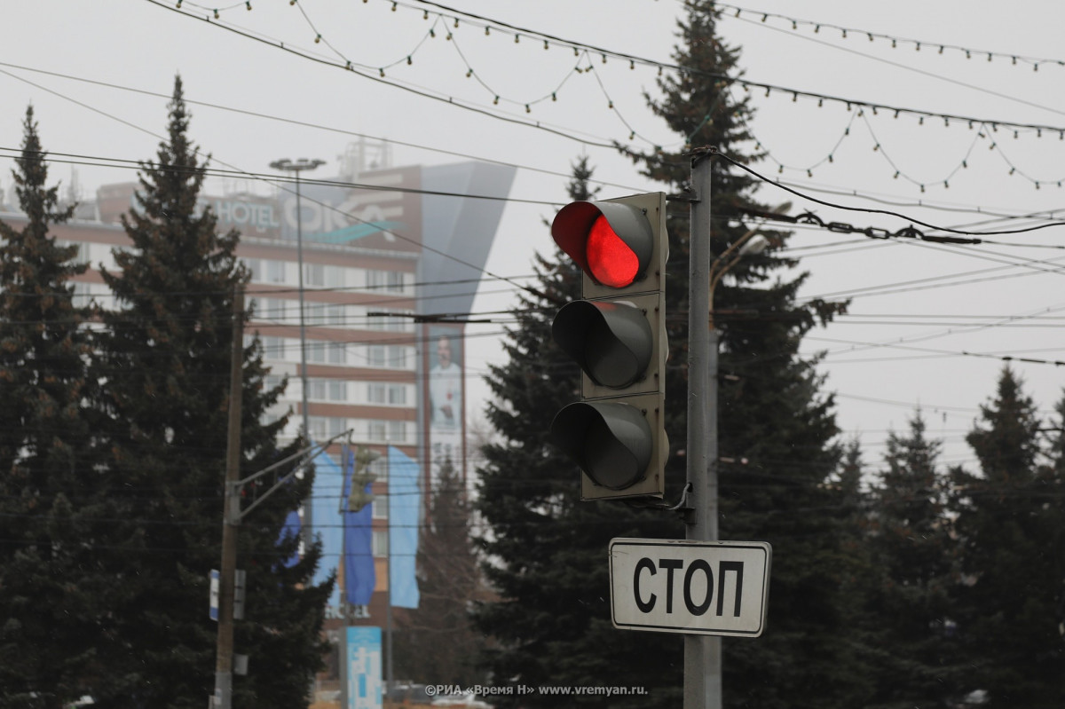 Четыре светофора не работают в Нижнем Новгороде 24 июля