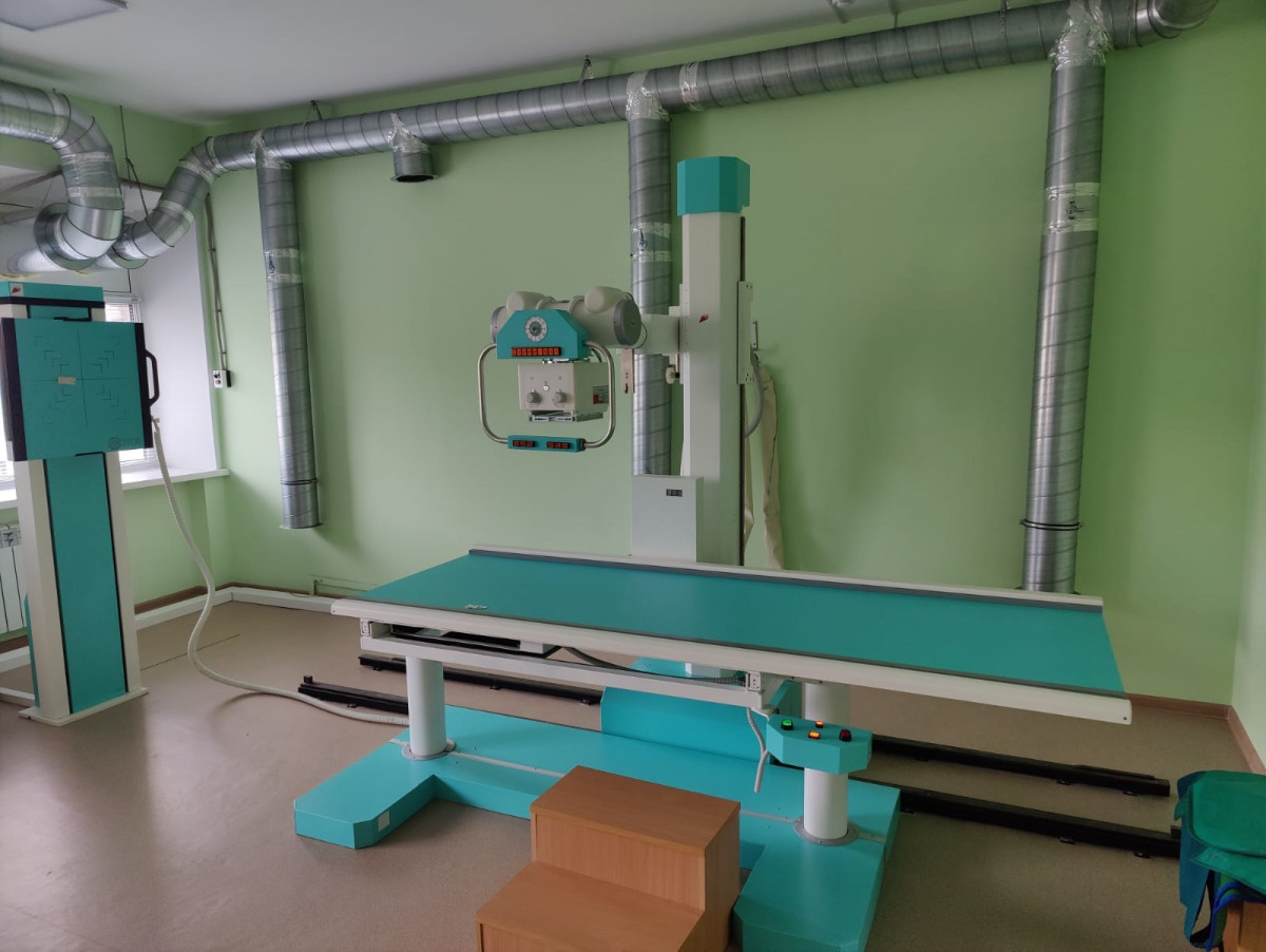В участковой больнице поселка Вахтан установили цифровой рентгеноаппарат